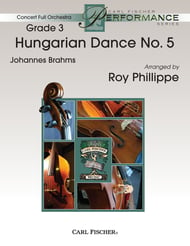 Hungarian Dance No. 5 Orchestra sheet music cover Thumbnail